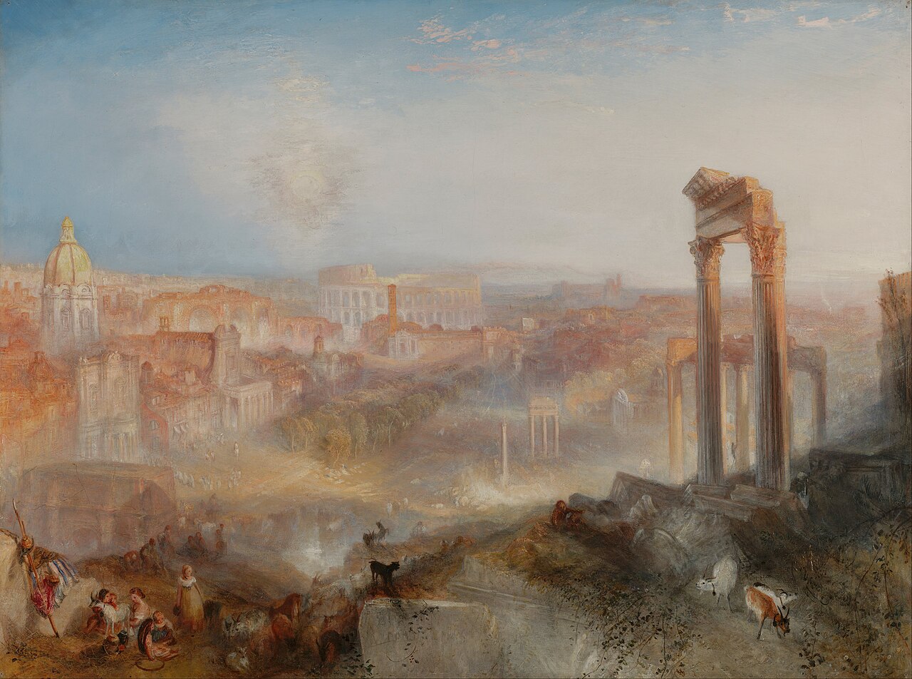 Modern Rome - Campo Vaccino by J. M. W. Turner